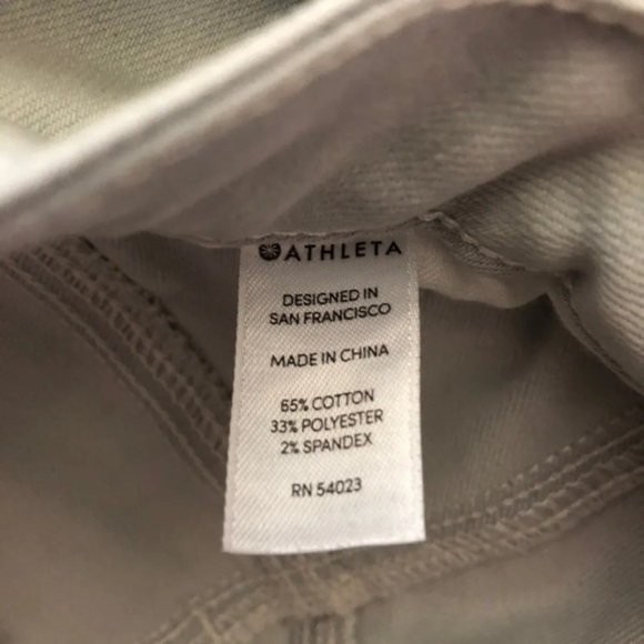 NWT Athleta Sculptek Skinny Glacier Crop Jeans - Picture 8 of 11